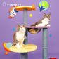 Tinypet Galaxy Meow Team Climbing Frame Cat Tree With Scratching Posts - {{product.type}} - PawPawUp