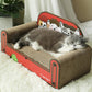 Tinypet Happy Family Sofa Cat Scratcher With DIY Stickers - {{product.type}} - PawPawUp