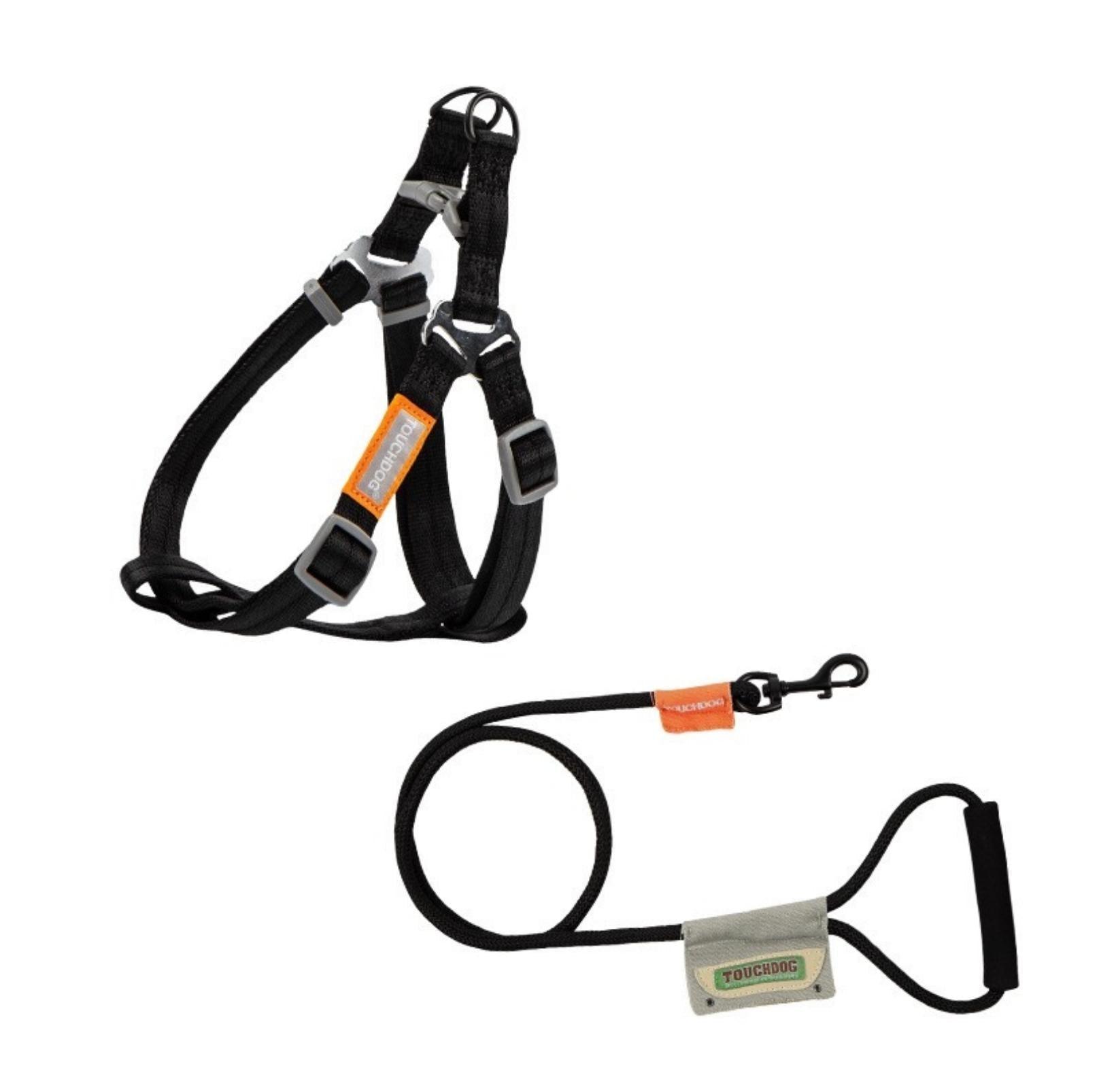 Touchdog Macaroon Colour Scheme Pet Leash Set (Leash + Harness) - {{product.type}} - PawPawUp