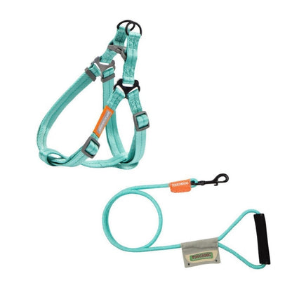 Touchdog Macaroon Colour Scheme Pet Leash Set (Leash + Harness) - {{product.type}} - PawPawUp
