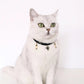 Velvet Adjustable Pet Collar With Bronzing Pendants - {{product.type}} - PawPawUp