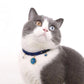 Velvet Adjustable Pet Collar With Bronzing Pendants - {{product.type}} - PawPawUp