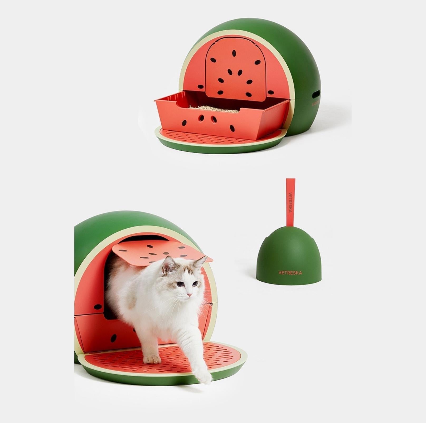 Vetreska Fruit Cat Litter Tray Cat Litter Box - {{product.type}} - PawPawUp