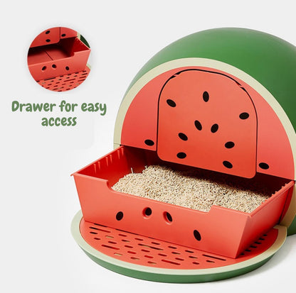 Vetreska Fruit Cat Litter Tray Cat Litter Box - {{product.type}} - PawPawUp