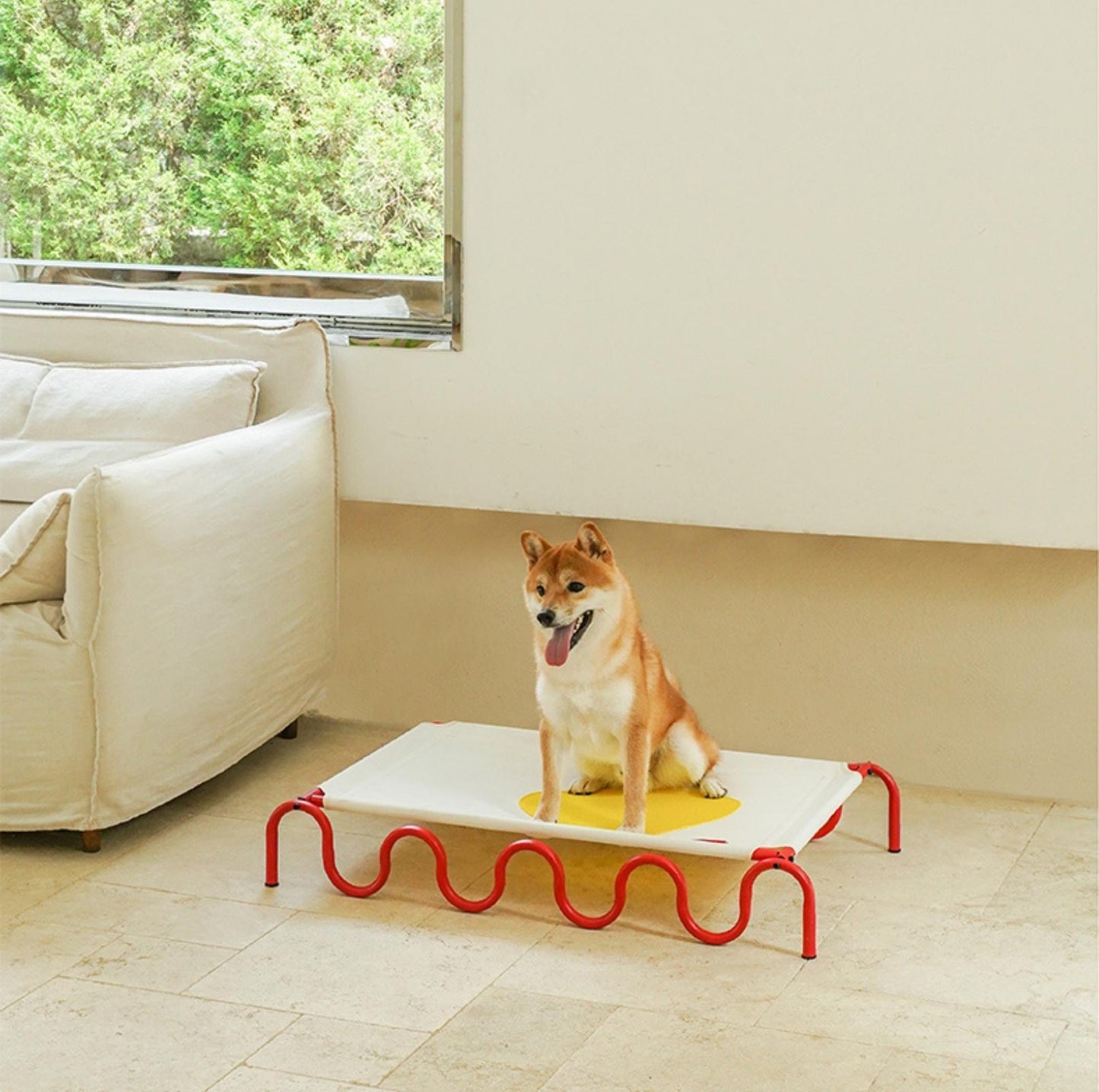 ZeZe Wave-Style Elevated Pet Dog Bed Cat Bed - {{product.type}} - PawPawUp