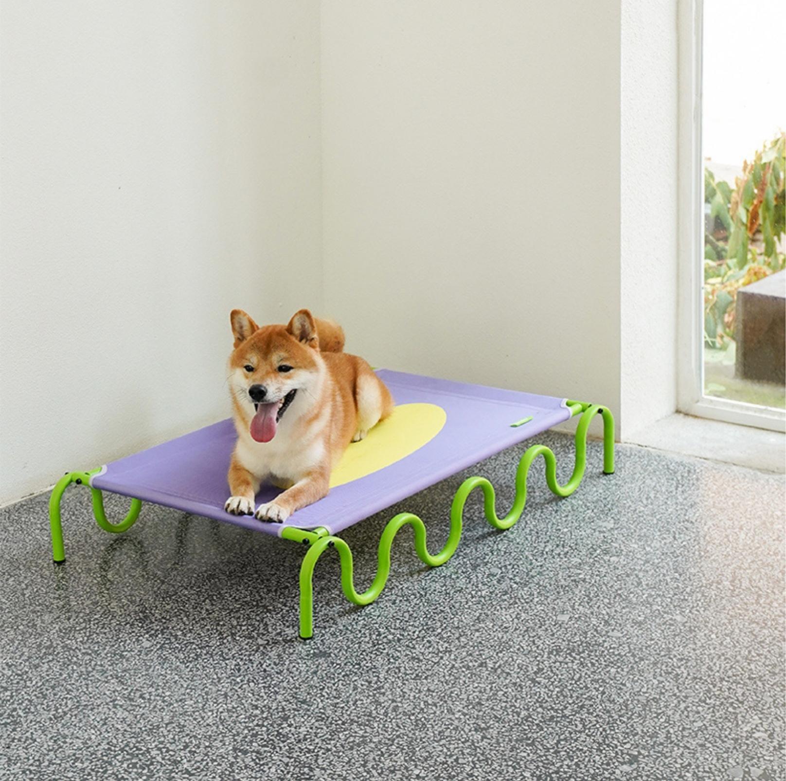 ZeZe Wave-Style Elevated Pet Dog Bed Cat Bed - {{product.type}} - PawPawUp
