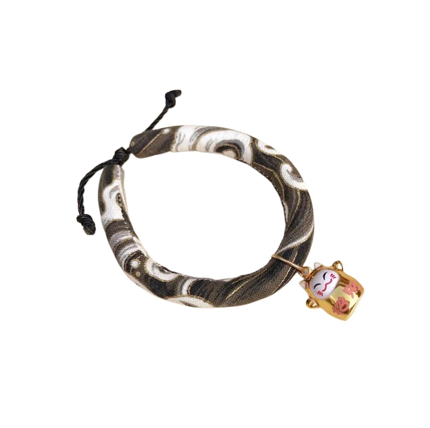 Waves And Flowers Japanese Style Pet Collar - {{product.type}} - PawPawUp