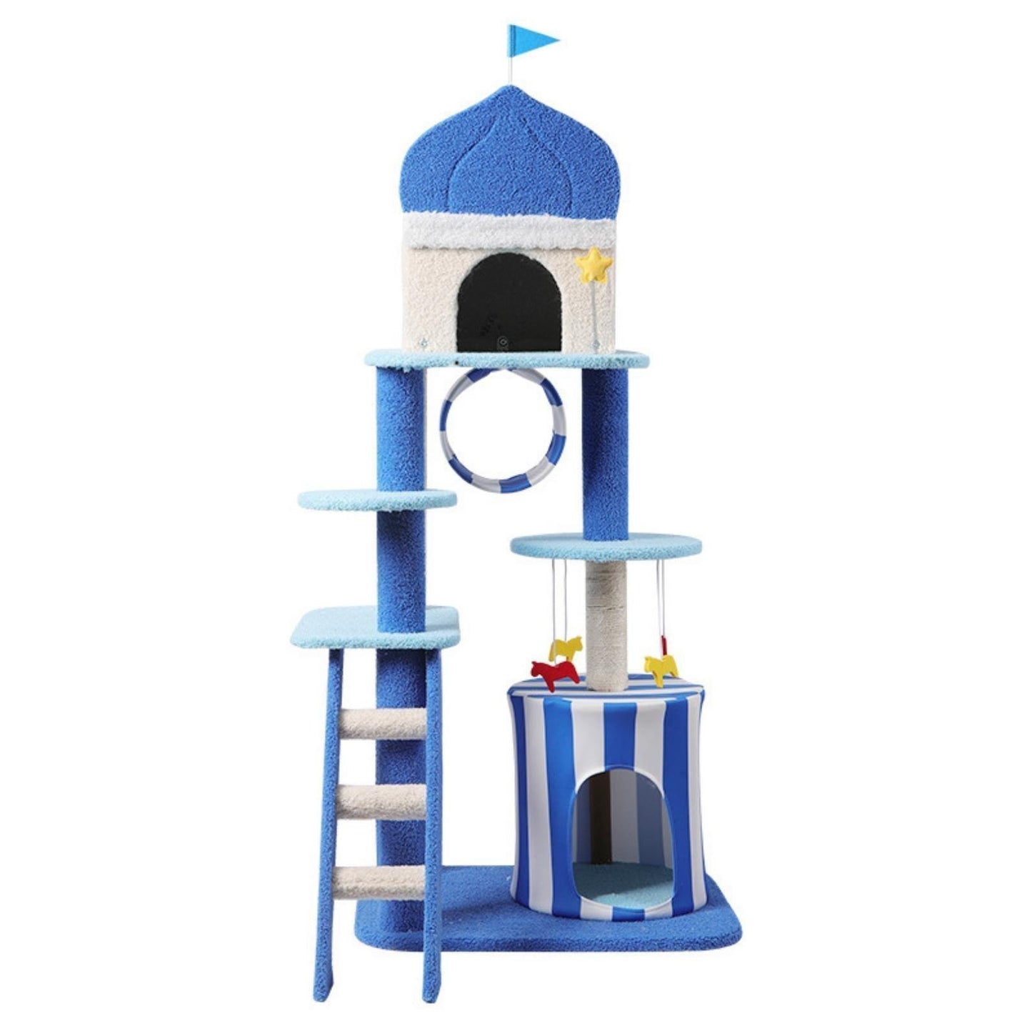 "Wonderland In The Aegean Sea" Cat Tree & Scratching Post - {{product.type}} - PawPawUp