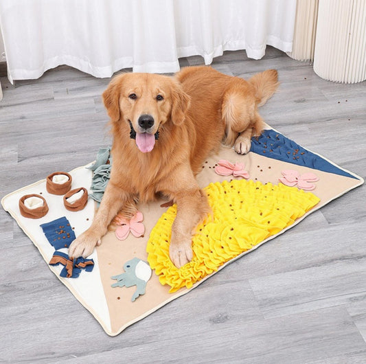 Pet Snuffle Mat Dog Puzzle Training Toy XL Birdy And Butterflies - {{product.type}} - PawPawUp