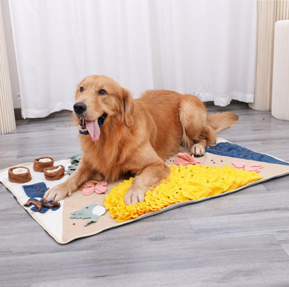 Pet Snuffle Mat Dog Puzzle Training Toy XL Birdy And Butterflies - {{product.type}} - PawPawUp