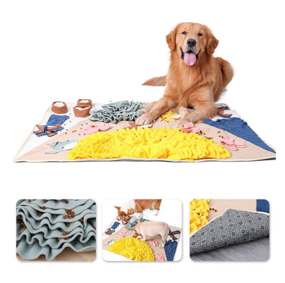 Pet Snuffle Mat Dog Puzzle Training Toy XL Birdy And Butterflies - {{product.type}} - PawPawUp