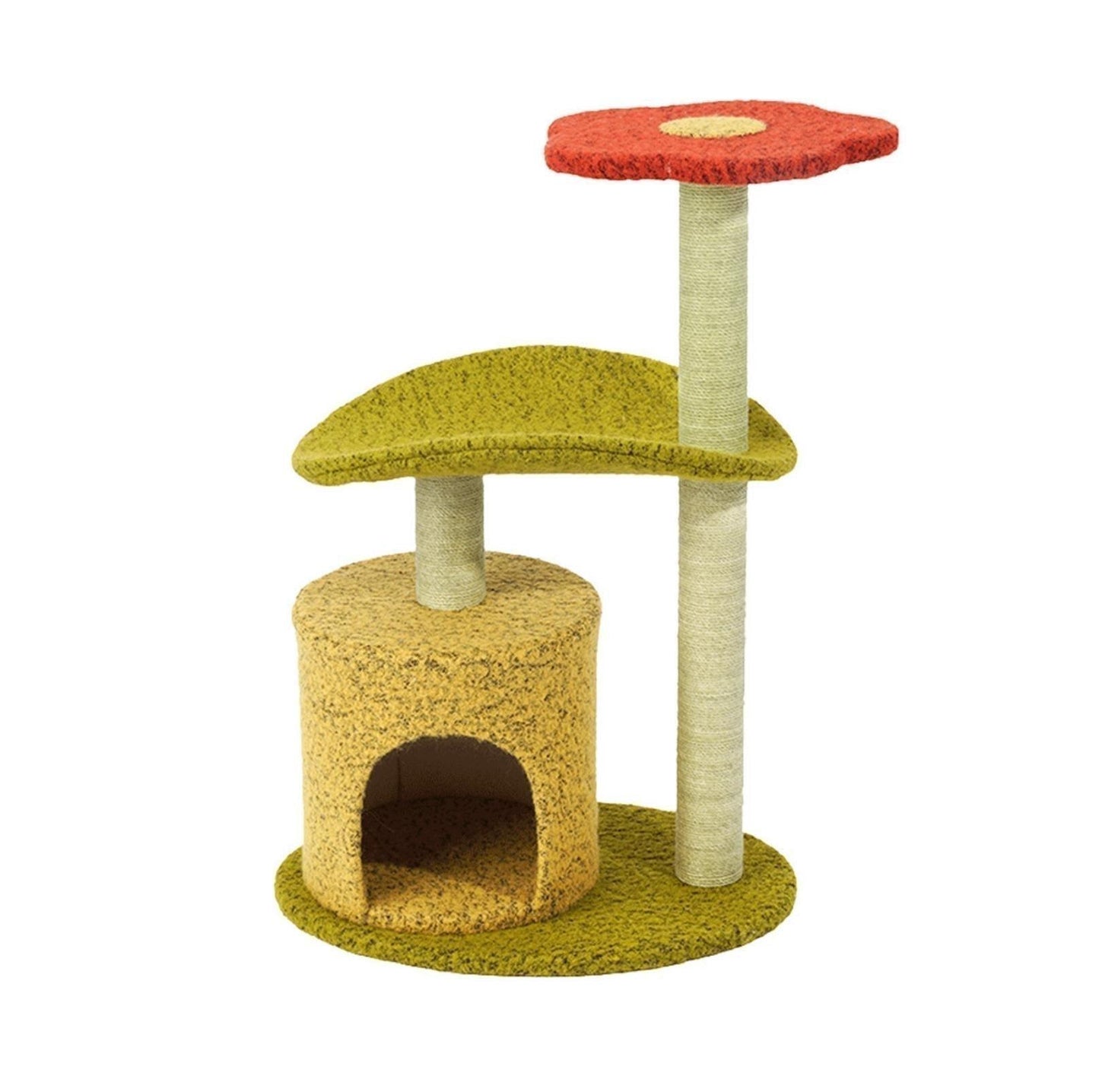 ZeZe Aidora Flower House Multifunctional Climbing Frame Cat Tree - {{product.type}} - PawPawUp