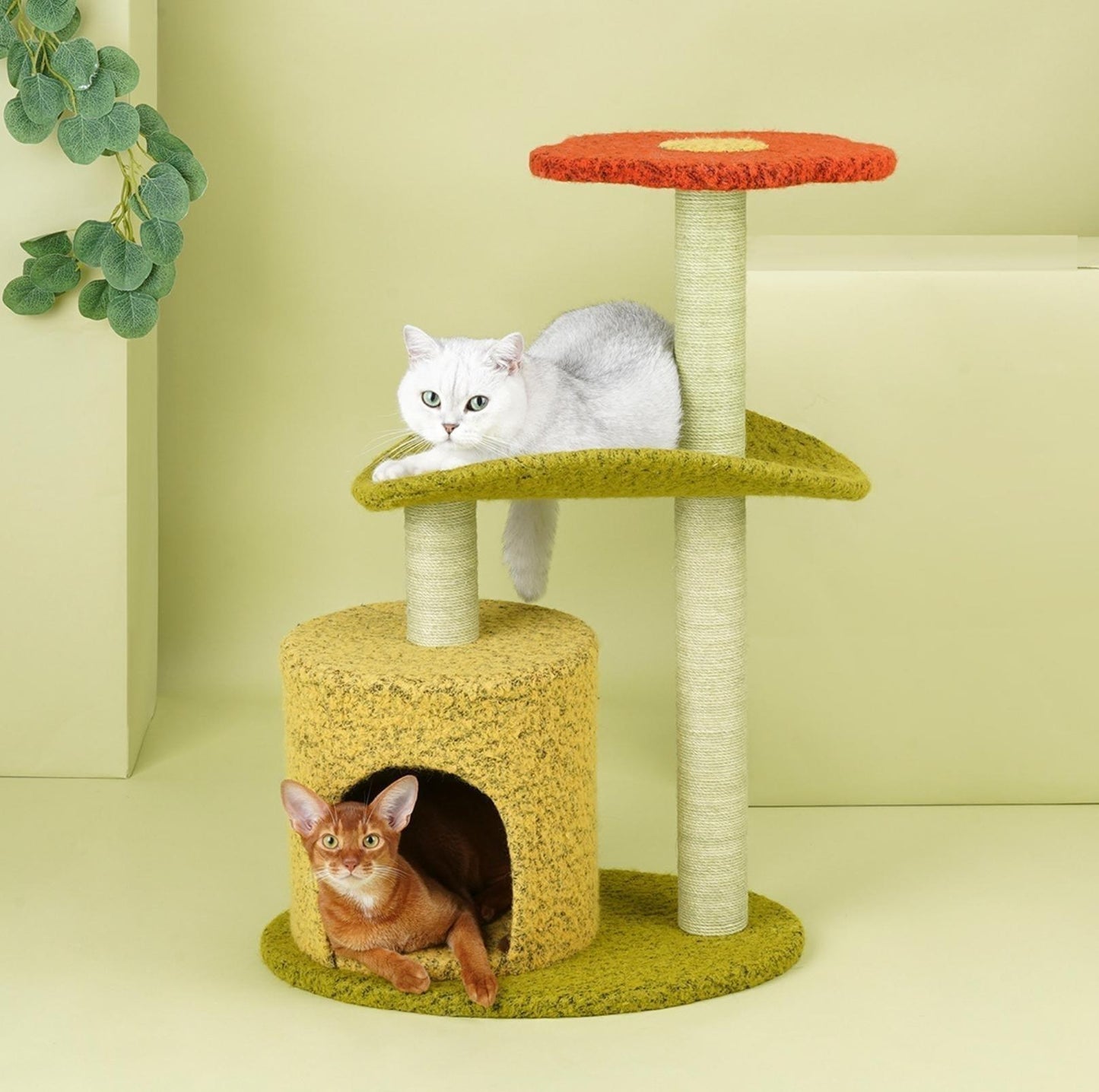 ZeZe Aidora Flower House Multifunctional Climbing Frame Cat Tree - {{product.type}} - PawPawUp