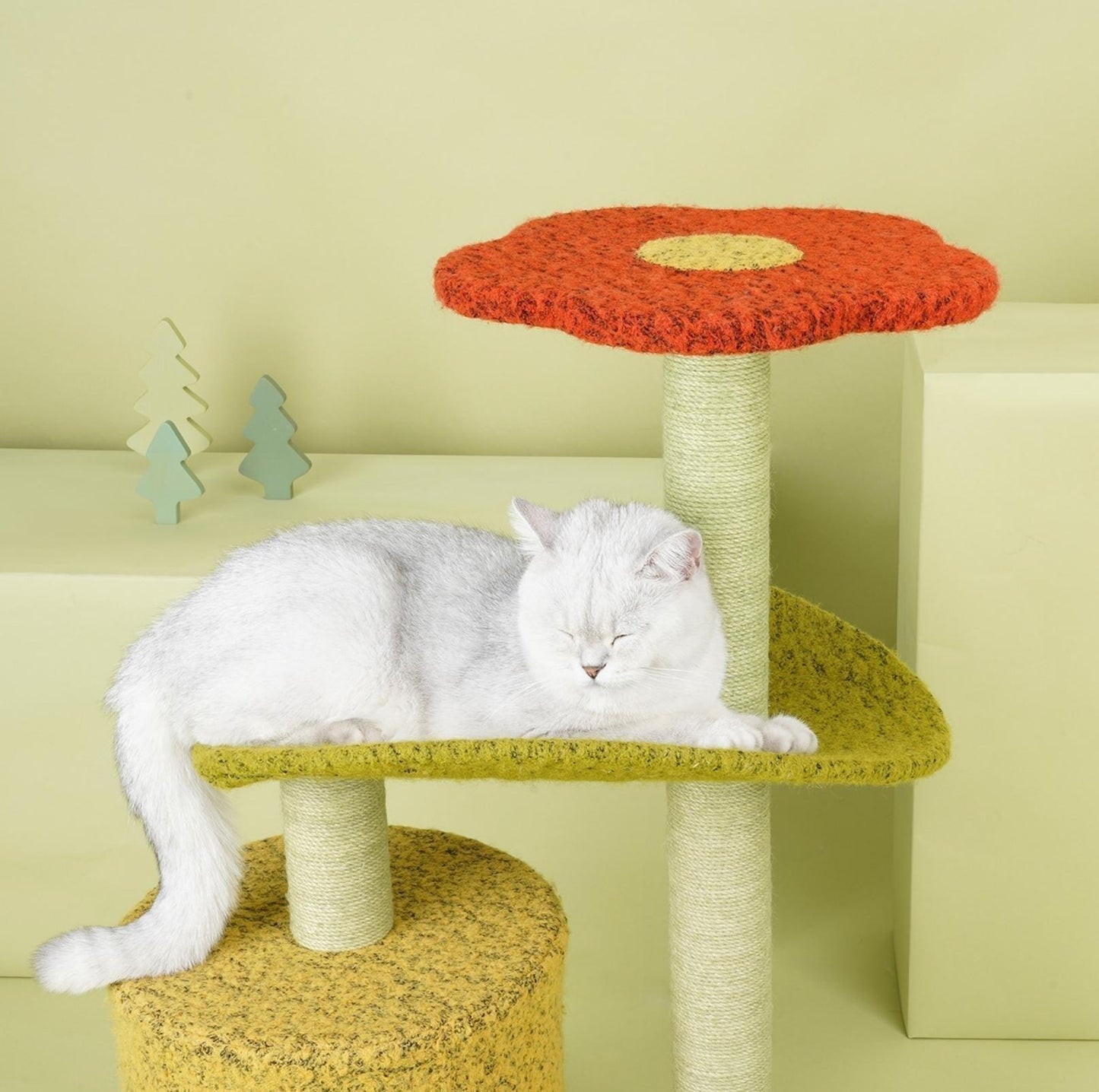 ZeZe Aidora Flower House Multifunctional Climbing Frame Cat Tree - {{product.type}} - PawPawUp