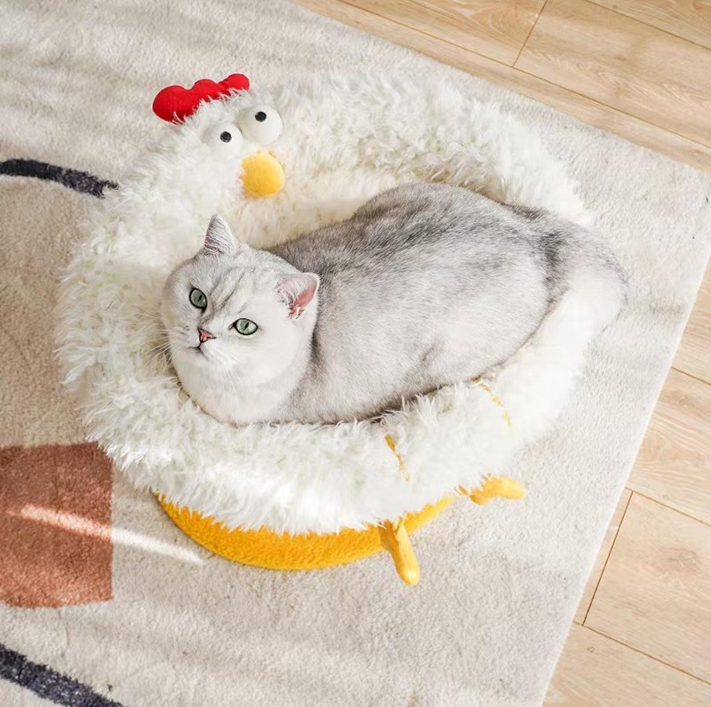 ZeZe Cluck Cat Scratching Post and Cat Bed - {{product.type}} - PawPawUp