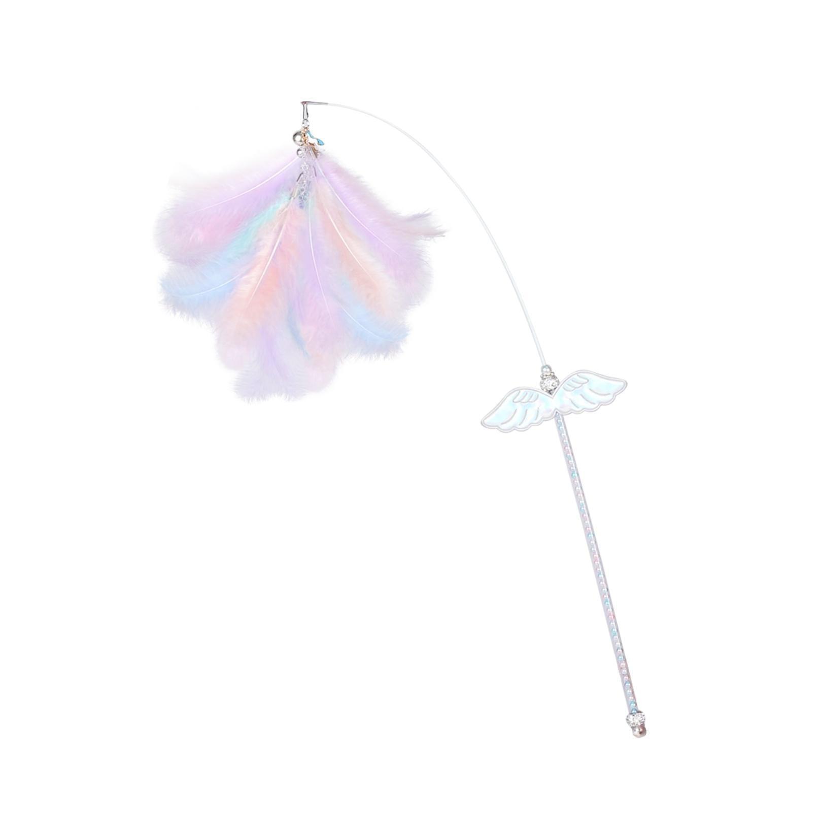 ZeZe Fairy Feather Cat Stick Toys - {{product.type}} - PawPawUp