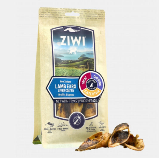 ZIWI Liver Coated Lamb Ears Oral Chew Dog Treat - {{product.type}} - PawPawUp