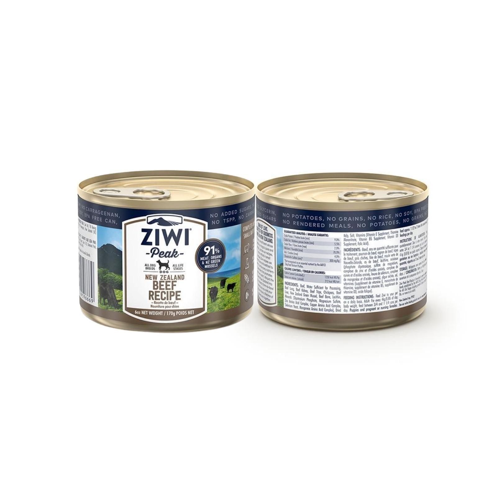 ZIWI Peak Dog Beef Food Can - {{product.type}} - PawPawUp