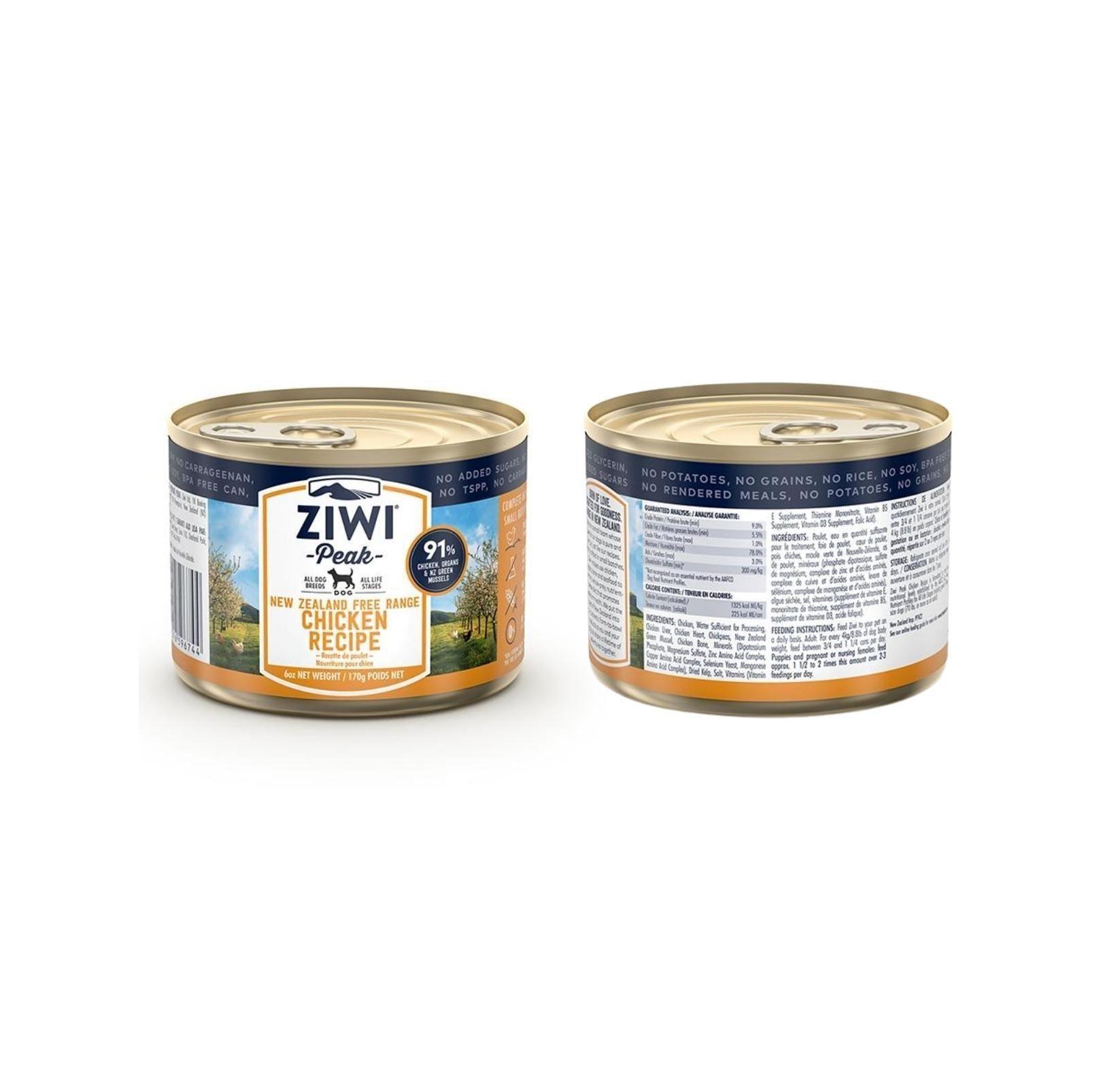 ZIWI Peak Dog Chicken Food Can - {{product.type}} - PawPawUp